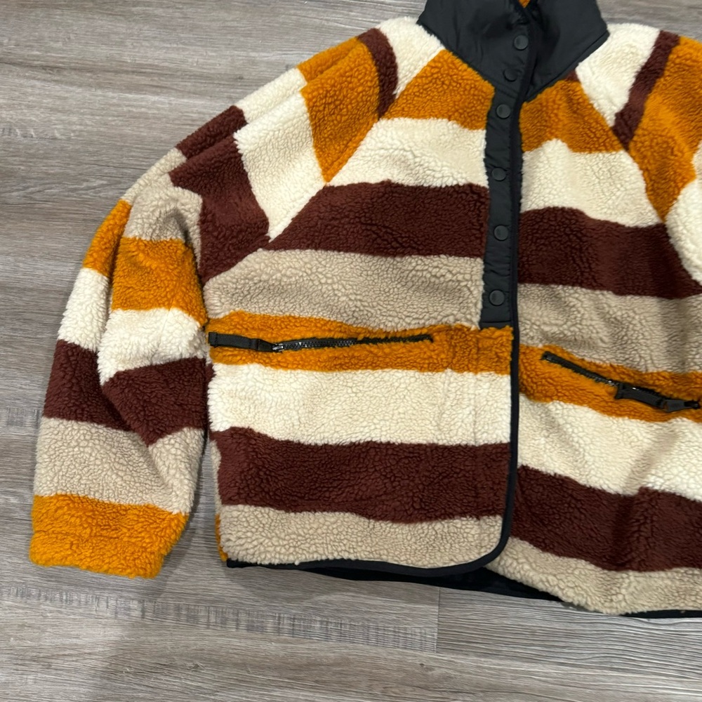 Free People FP Movement Rocky Ridge Jacket Assorted Shearling Teddy Coat - Picture 3 of 9